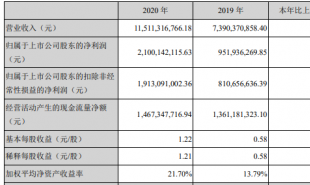 汇川技术(300124.SZ)去年净利21亿 商誉20亿