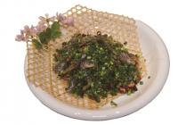 香葱炝带籽虾 壳软肉嫩葱香浓郁口感细腻微妙