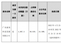 A股公司朗科科技(300042.SZ)公告:广东韶龙持有的公司股份4987.5万股已成功拍卖 A股公司朗科科技(300042.SZ)公告:广东韶龙持有的公司股份4987.5万股已成功拍卖
