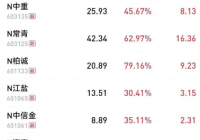 主板首批注册制新股上市集体高开 电港开盘涨幅最大超160%