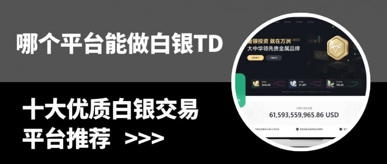 哪个平台能做白银TD？详解十大白银td开户优质平台排行推荐