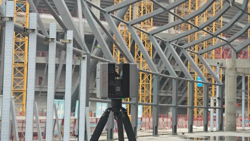 盎锐科技三维激光扫描赋能复杂钢结构与预制构件精检，推动质量检测数字化发展