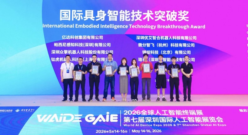 亿达科创亮相国际人工智能展再获AI大奖