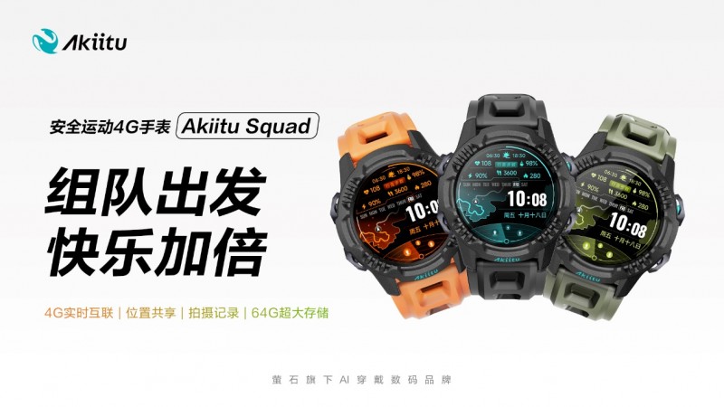 不止运动手表：Akiitu Squad用4G+影像重新定义户外出行