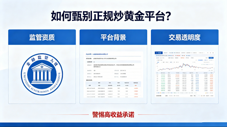 如何甄别正规炒黄金平台？——2026年投资者避坑指南