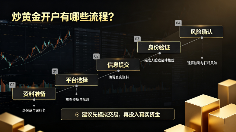 炒黄金开户必知的7件事：流程、资料、门槛一次讲清