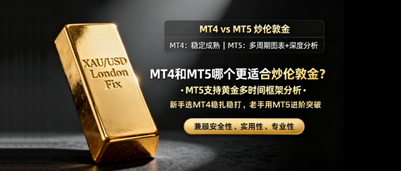 MT4和MT5哪一个更适合用来炒伦敦金？