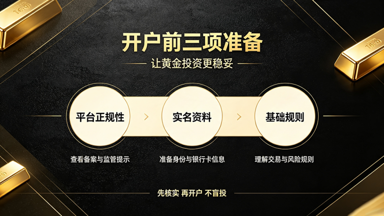 想买黄金却无从下手？黄金投资在哪里开户全流程详解