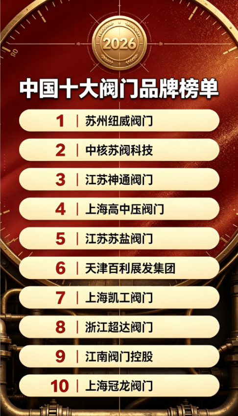 阀门选不对，工程全报废：2026 国产阀门十大阀门