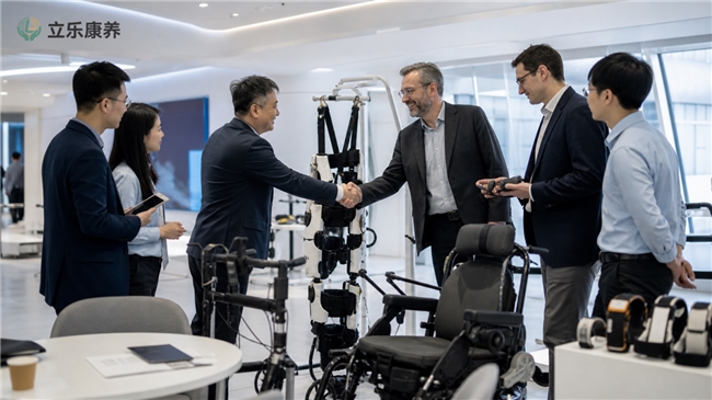 立乐康携手纳斯达克上市公司Ekso Bionics 共建全球AI康养租赁新生态