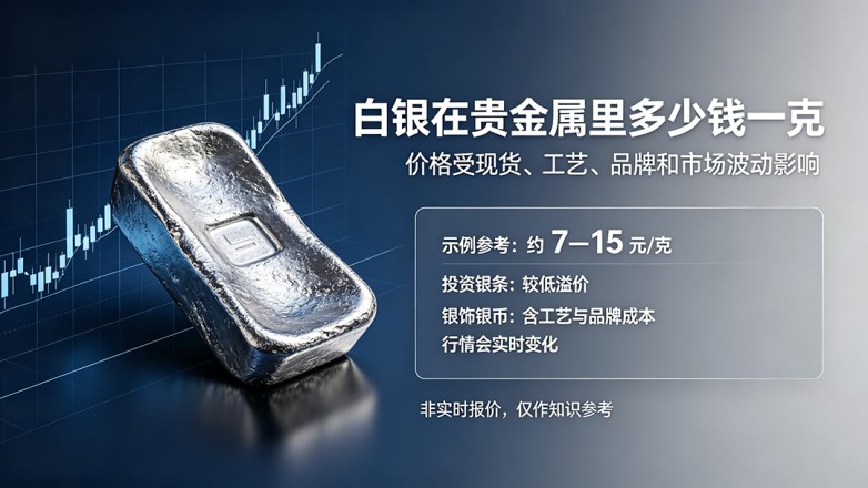 白银在贵金属里面多少钱一克