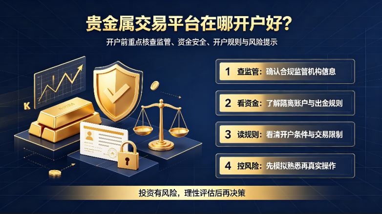 贵金属交易平台在哪开户好？2026最新选择思路分享