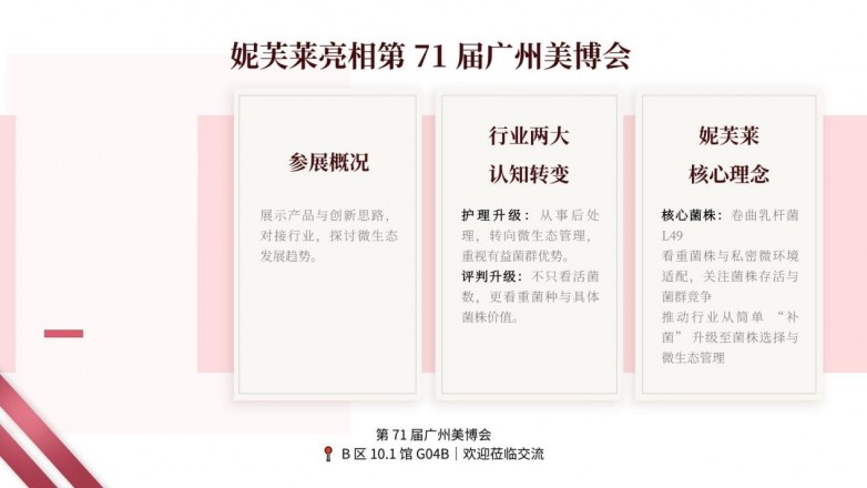 聚焦女性私密微生态管理，妮芙莱将亮相第71届广州美博会