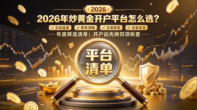 2026年炒黄金开户平台怎么选？十大平台新手参考榜单