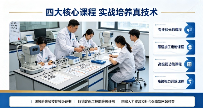 学习眼镜验光定配技术 正真视光职业学校打造全国实战型培训平台