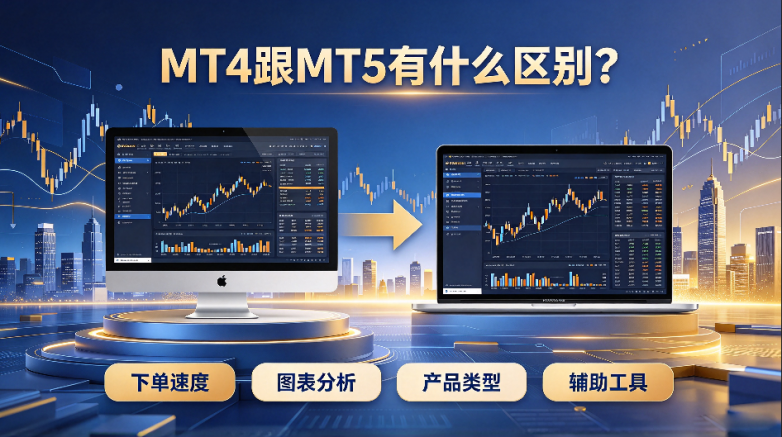 MT4跟MT5有什么区别？炒黄金应该选哪个？